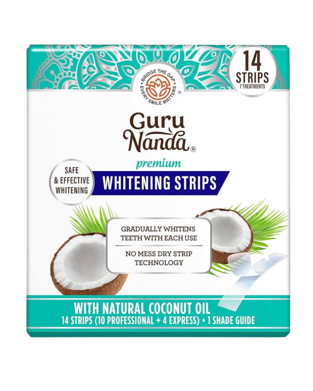 Bělicí pásky na zuby – viditelný efekt po 1. použití (14 ks)